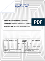 PROCESOS DE MANUFACTURA Word