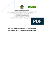 Projeto Pedagógico de Engenharia Civil