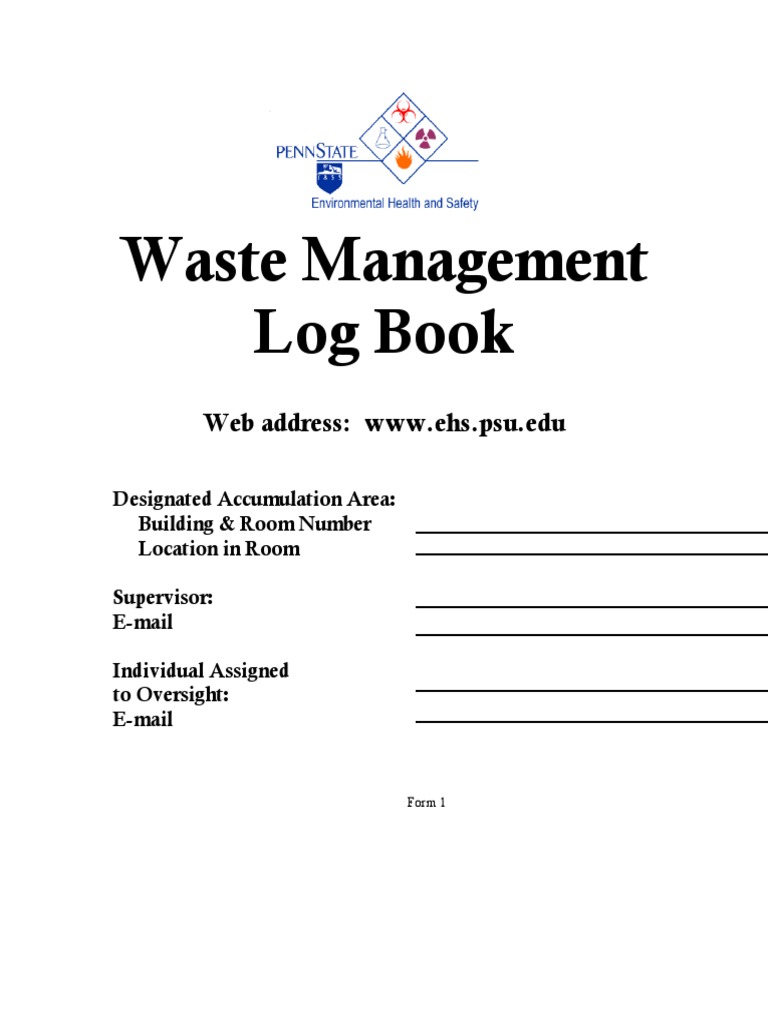 Chemical Waste Log Book 2011 PDF | PDF | Potassium | Diet & Nutrition