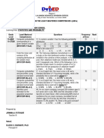 Least Mastered Competencies