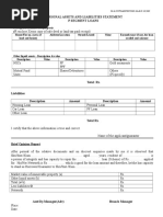 Assets Liabilities Statement Opinion Report