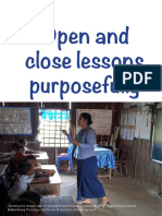 Open and Close Lessons Purposefully PDF