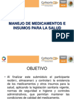 Manejo de Medicamentos e Insumos para La Salud