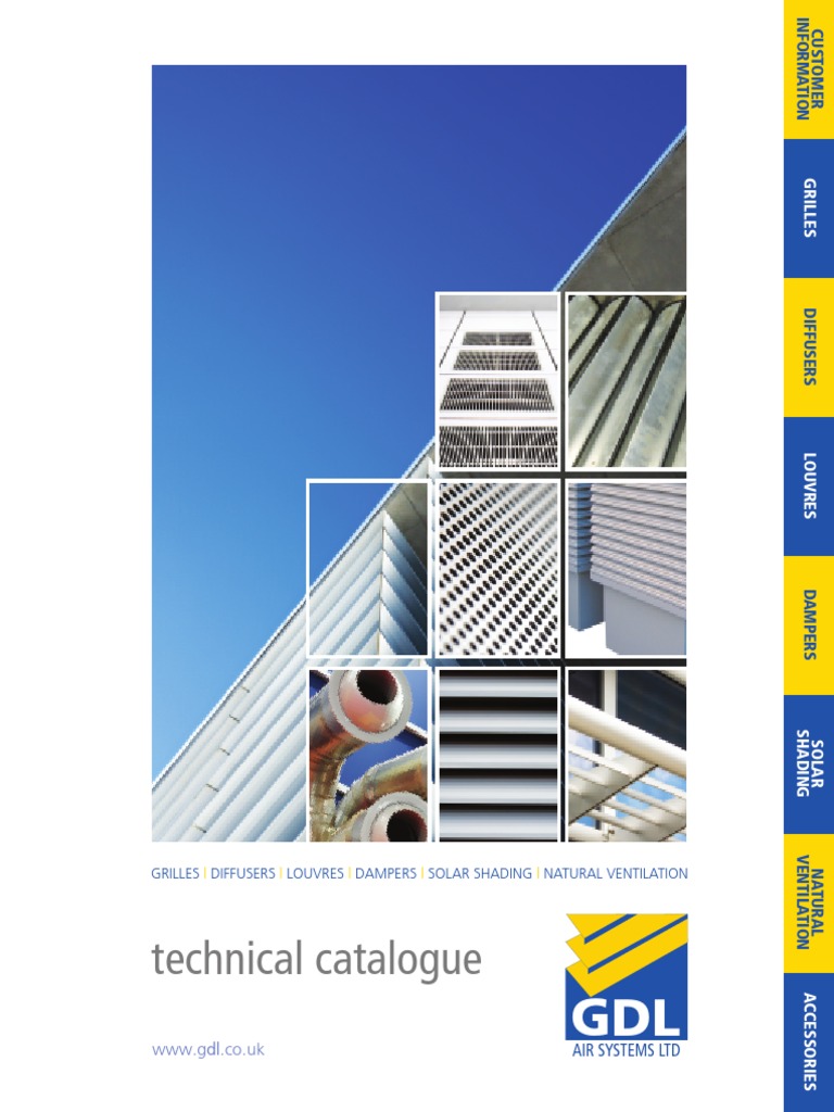 GDL Air Systems Technical Catalogue | PDF | Duct (Flow) | Building ...