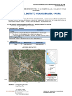 REPORTE COMPLEMENTARIO DE EMERGENCIA Nº016-08-12-2019 - Huayco en el distrito de Huancabamba - Piura