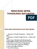 Rencana Sewa Tongkang Batubara