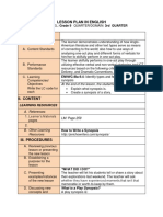 Lesson Plan G9 December 2, 2o19