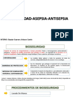 Bioseguridad - Asepsia-Antisepsia