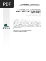 A CONTRIBUIÇÃO DA PSICOLOGIA PARA SEGURANCA DA ATIVIDADE AERONAUTICA