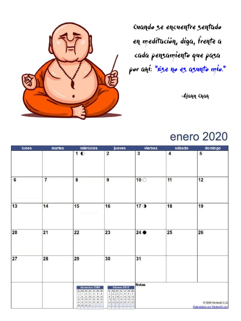 Calendario Budista  PDF  Meditación  Gautama Buddha