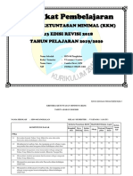 KKM Semester 1 Kelas 6 - K13 Edisi Revisi 2018