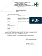 Surat Keterangan Bekerja