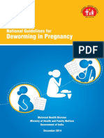 National Guidelines For Deworming in Pregnancy