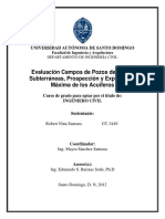 Evaluacion Campos de Pozos de Aguas Subt PDF