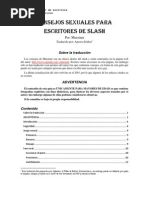 Download Consejos Sexuales Para Escritores de Slash by coleccionhomoerotica SN44182997 doc pdf
