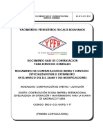 Drco-Ccl-Ggpq-1-17 DBC Contratación de Una Empresa Internacional Especializada en Operación y Mantenimiento para La Planta de Amoniaco y Urea