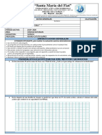 Evaluación de Química en Escuela Santa María del Fiat