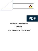 UMBC Payroll Processing Manual