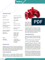 Deluge Valve Technical Data