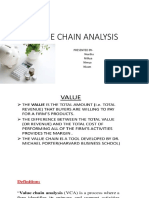 Value Chain Analysis