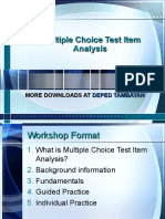 Multiple Choice Test Item Analysis.ppt