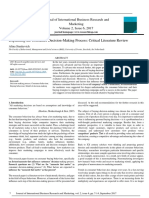 Explaining The Consumer Decision-Making Process Critical Literature Review JIBRM PDF