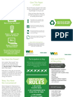 Recycling Tri Fold Brochure PDF