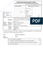 Kerala State Electricity Board Service - Requests-Conversion Form