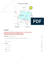 Solar Calculations