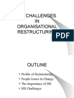 HR Challenges in Organisational Restructuring