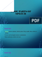 Basic Parts of Speech