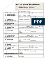 Formulir Pendaftaran Siswa Baru