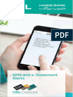 SMS Alerts and EStatement PDF