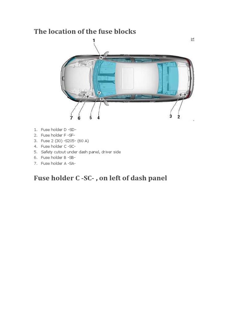 Volkswagen Passat (B7) Fuse Box Diagram 2010-2015 | PDF | Ignition