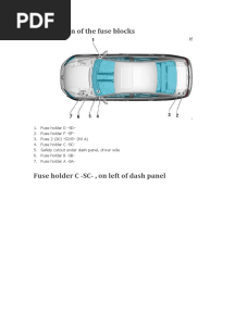 Volkswagen Passat (B7) Fuse Box Diagram 2010-2015