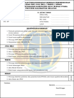Form Checklist Peralihan Hak
