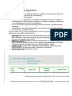 Disk Scheduling Algorithms