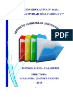 Proyecto Curricular Institucional - 2019-Ale