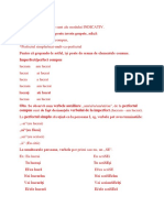 Toate Timpurile Verbale Sunt Ale Modului INDICATIV