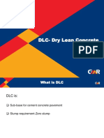 DLC-Dry Lean Concrete Sub-base for Cement Concrete Pavement