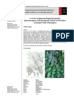 A review of the pharmacological properties and medicinal uses of Putranjiva roxburghii