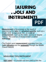 Measuring Tools and Instruments - Eim