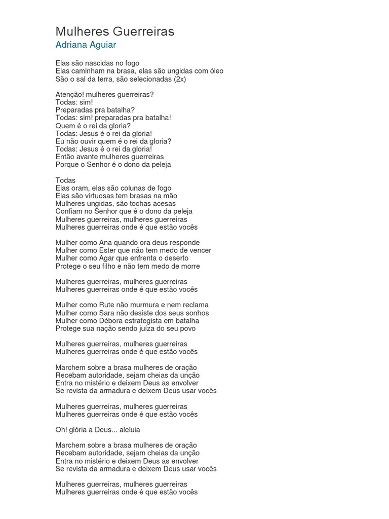 Mulheres Guerreiras | PDF | Jesus | Milagre