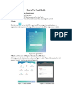 Operating Instructions For Cloud Health