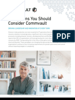 10 Reasons You Should Consider Commvault