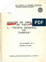 Apuntes de Ampliación de Física - Teoría General de Campos PDF