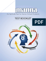 Tamanna TEST BOOKLET PDF