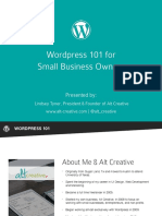 Wordpress 101 Presentation Alt Creative