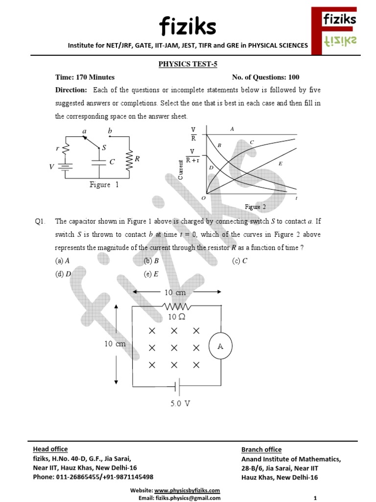 E Sample Paper 5 | PDF | Electron | Orbit