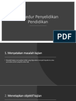 Prosedur Penyelidikan Pendidikan